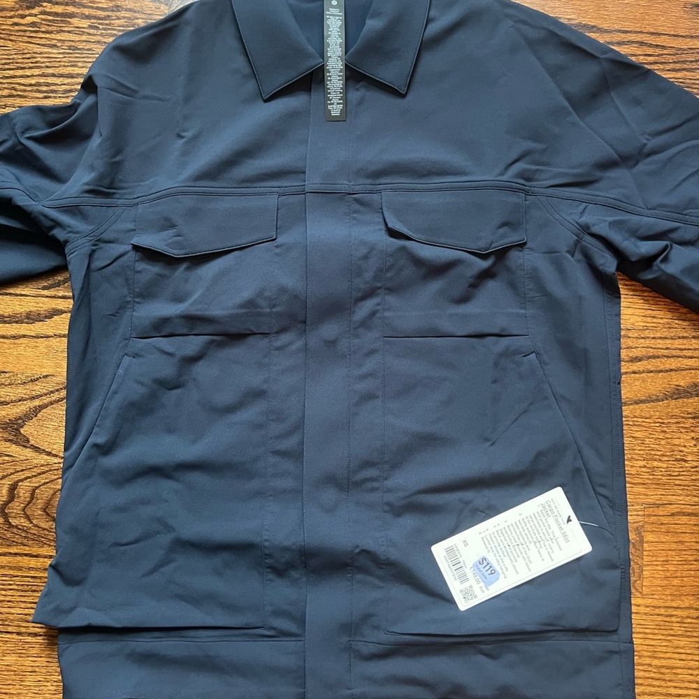 Lululemon Athletica Blue Lightweight Shirt Jacket